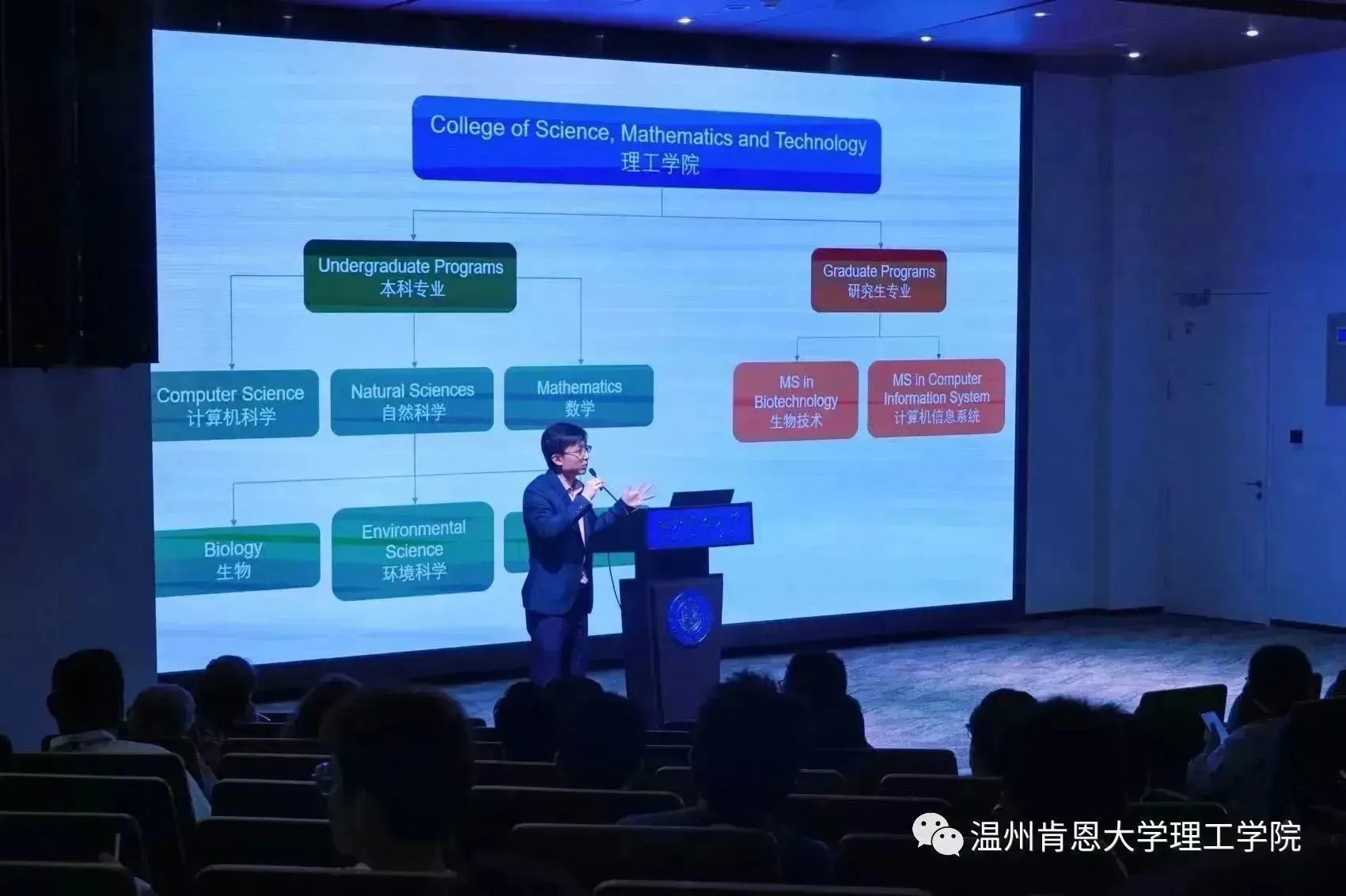 代理院长Aloysius Wong博士发言